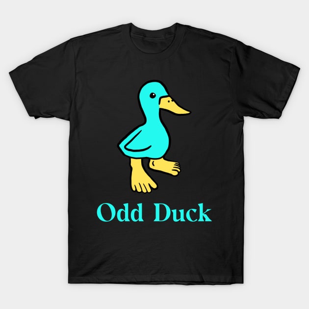 Funny Odd Duck T-Shirt by Mochi Merch